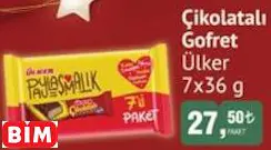 ÜLKER ÇİKOLATALI GOFRET